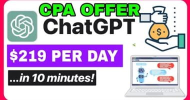 Make Money With CPA Marketing Using ChatGPT In 2023