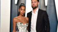 Klay Thompson and Laura Harrier