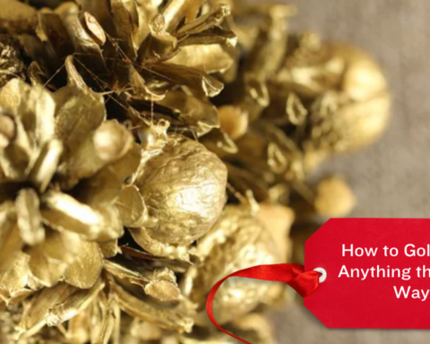 How to Gold Leaf Anything the Easy Way