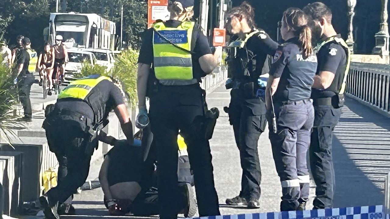 Man charged after incident on bridge in Melbourne's CBD