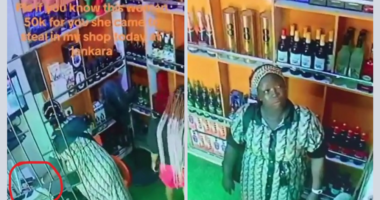 Video: Woman Captures Stealing Phone From Wine Shop