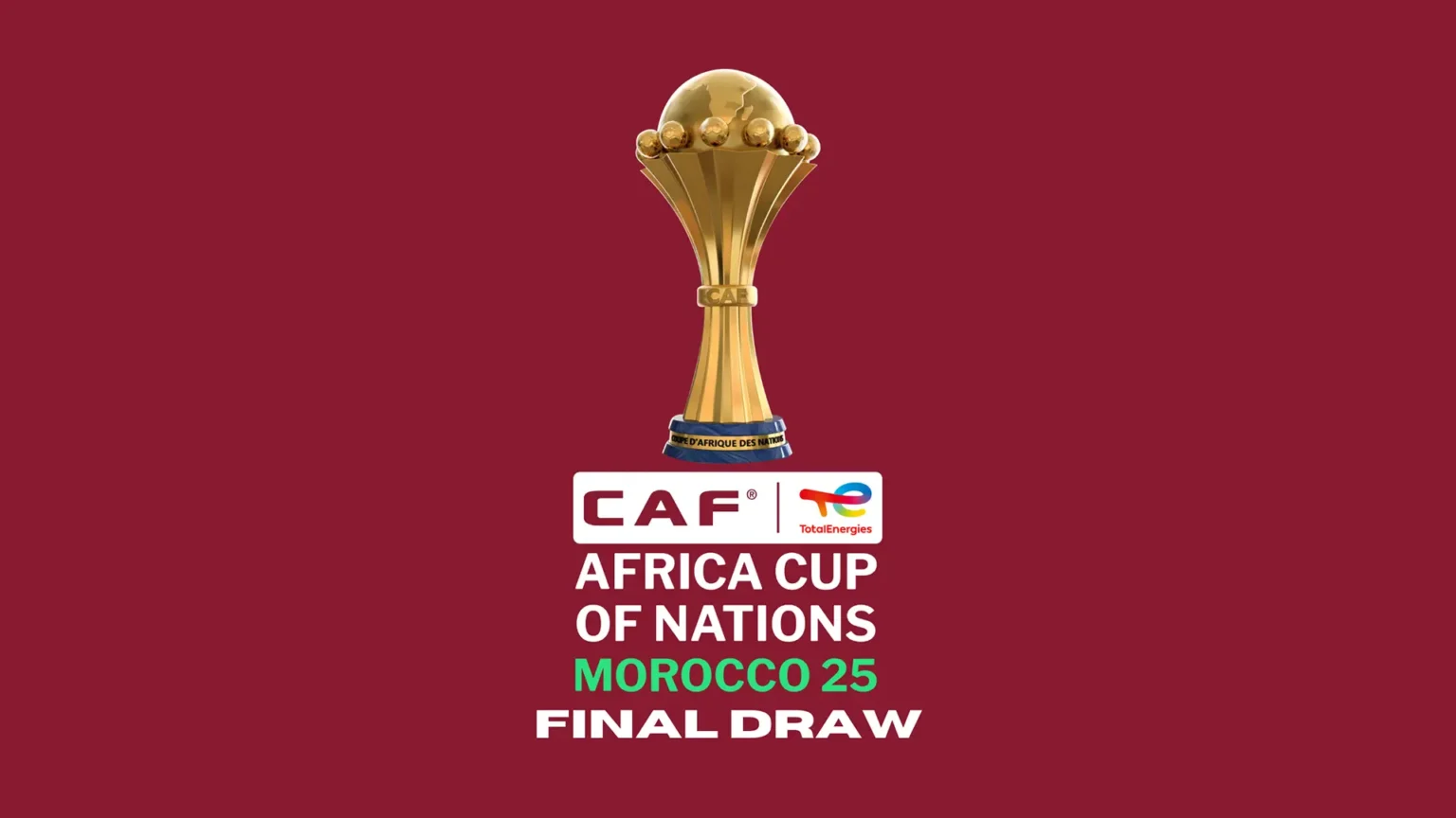 TotalEnergies CAF Africa Cup of Nations Morocco 2025 final draw scheduled for January 27 in Rabat